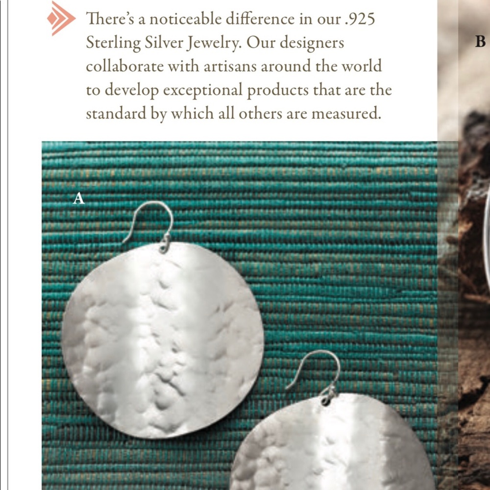 Silpada Moonglow Earrings- Sterling Silver